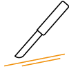 Icon für kratzfeste Oberfläche